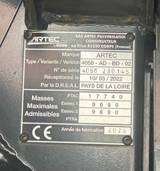 Pulvérisateur automoteur Artec F 40 Evo - 13