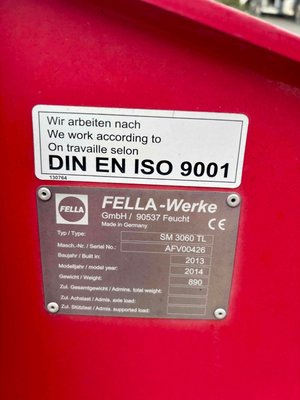 Faucheuse Fella SM 3060 TL